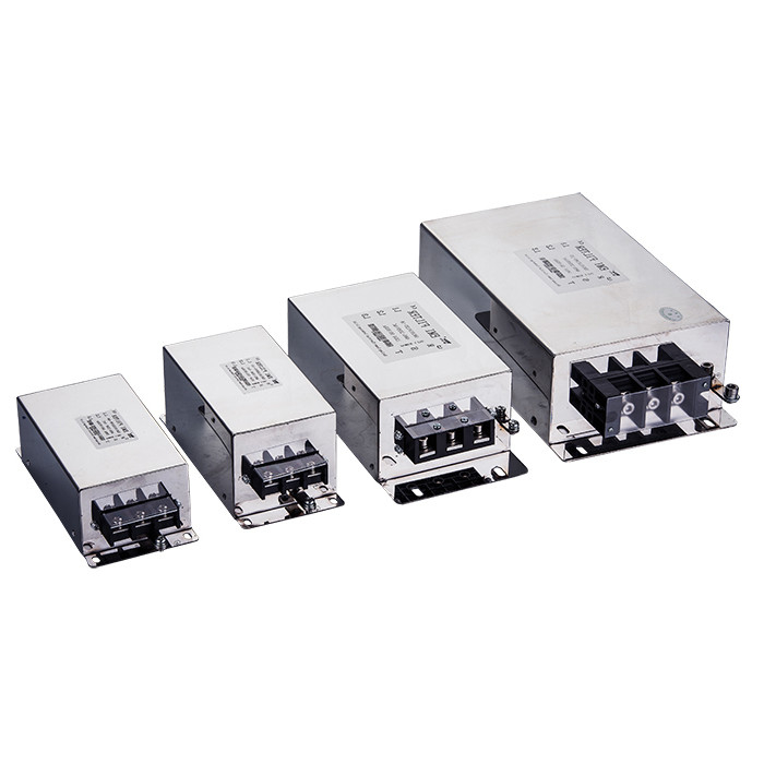 2 Lines Single Phase Dc Emi Power Line Filter  For Ac Power Supply