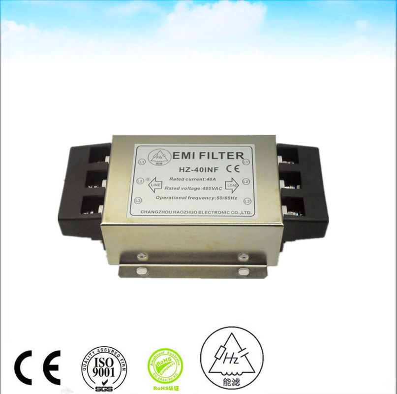 380VAC 50A Output Noise Emc Suppression Filter 22KW Inverter emc anechoic chamber rf shieled room