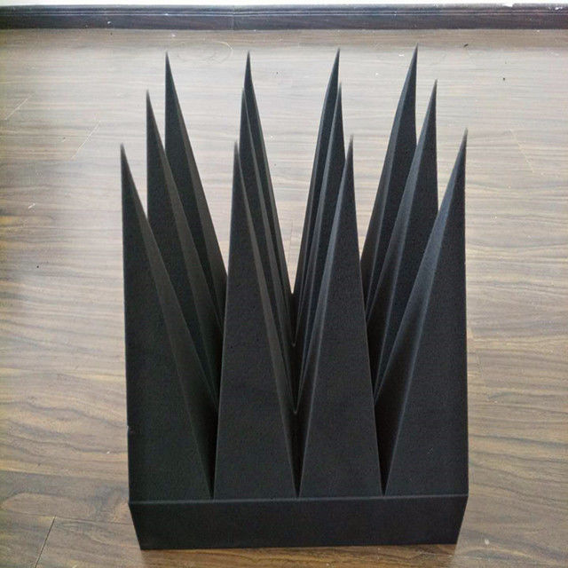 High Power Microwave Absorbing Foam Materials Rf Anechoic Chamber Absorber Materia rf shielding room emc anechoic chamberl